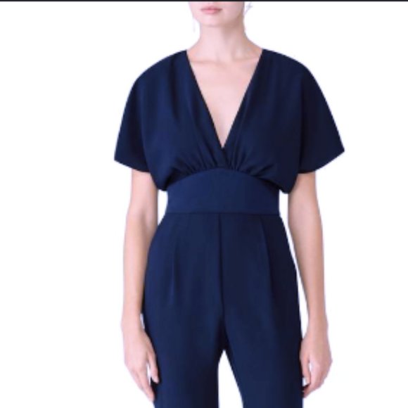 Adelyn Rae Navy Kimono Jumpsuit - Picture 3 of 3